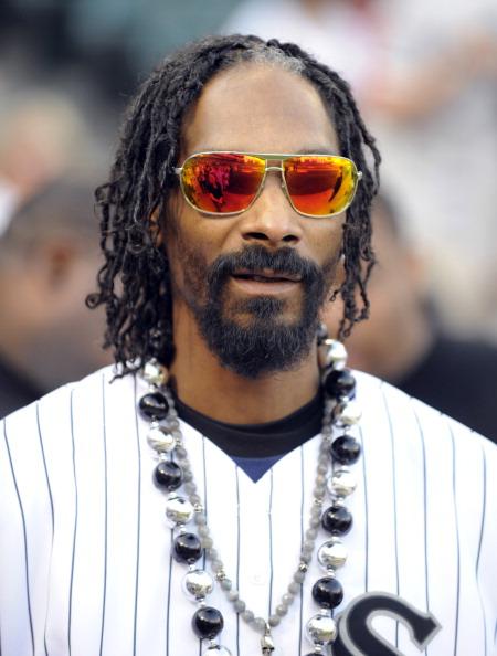 // snoop dogg waits to throw out the first gettyimages