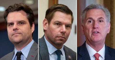 gop matt gaetz teaming democrat eric swalwell take down kevin mccarthyjpg