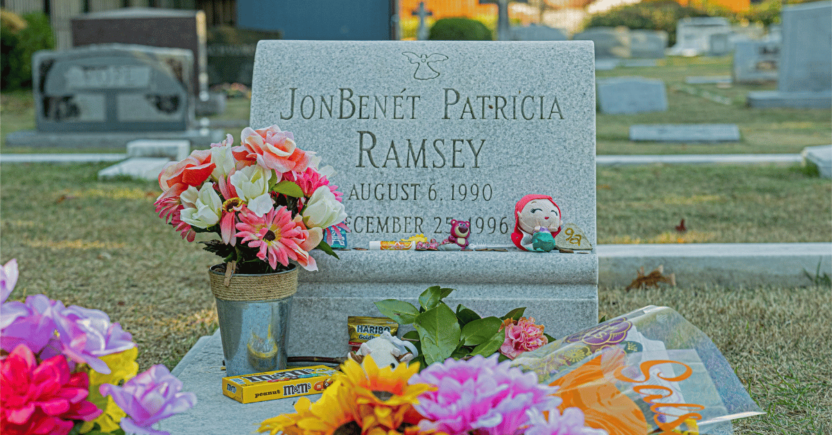 Photo of JonBenét Ramsey gravesite
