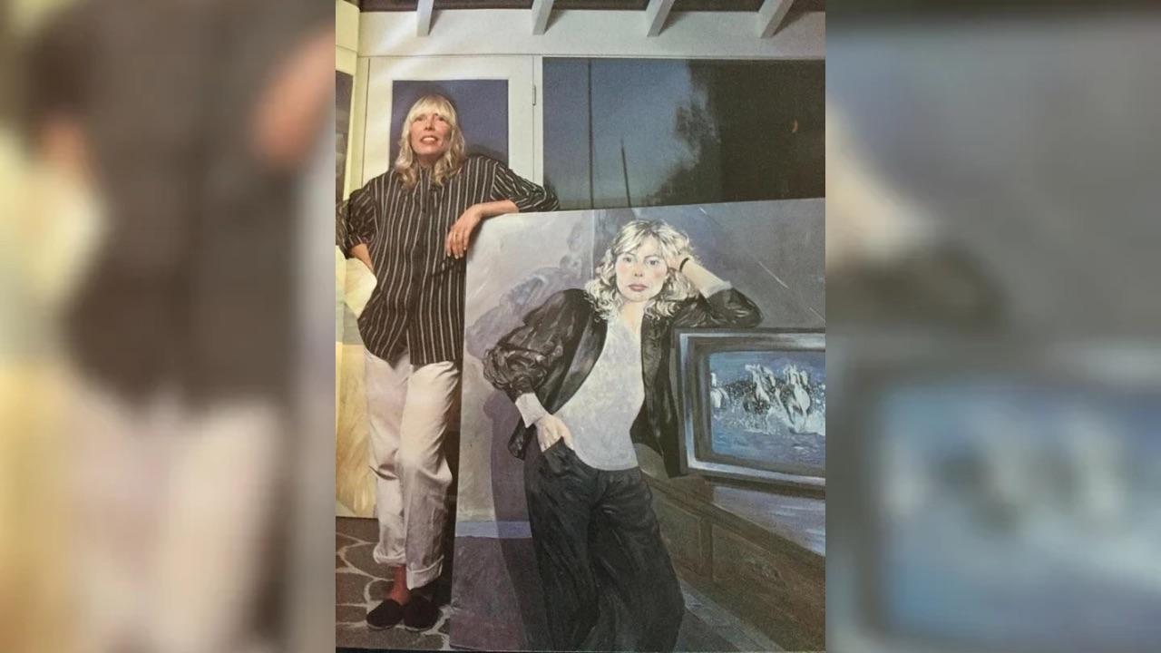 Photo of Joni in 1982 with ‘Wild Things Run Fast' release