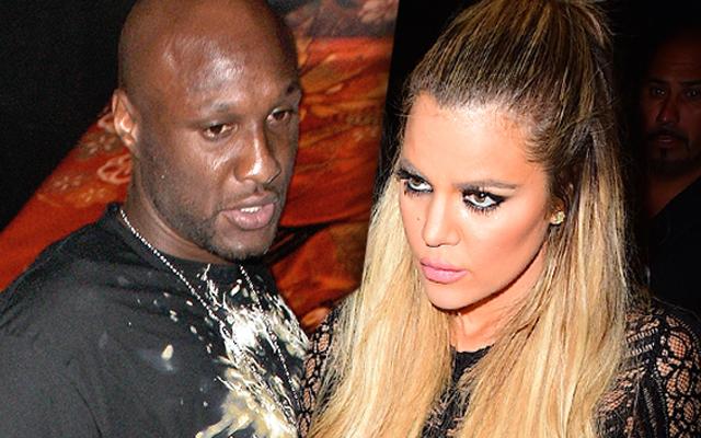 Khloe Kardashian & Lamar Odom Fighting