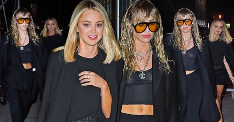 Miley Cyrus & Girlfriend Kaitlynn Carter Leave NYC Hotel Together