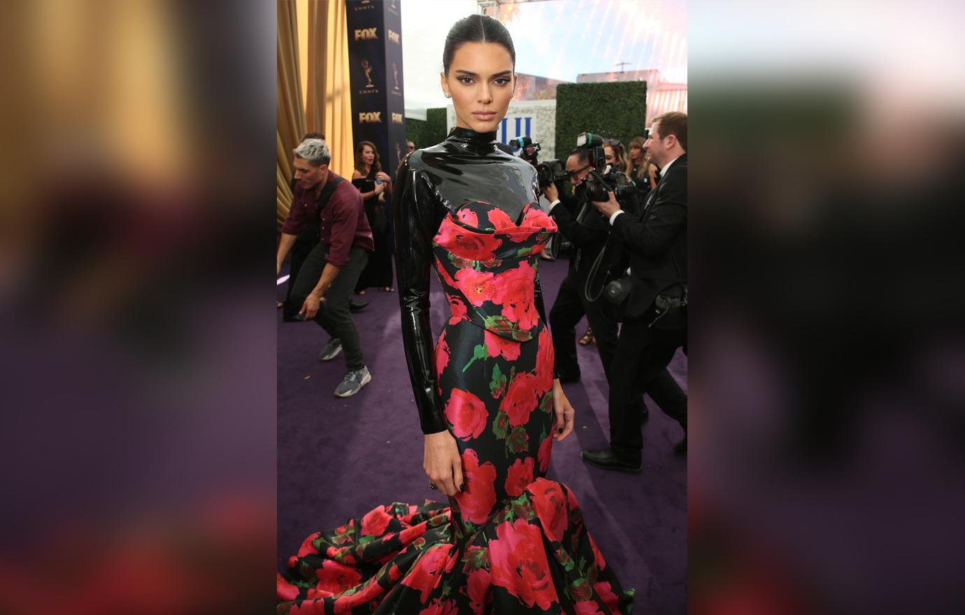 Kendall Jenner arrives at the 71st Primetime Emmy Awards