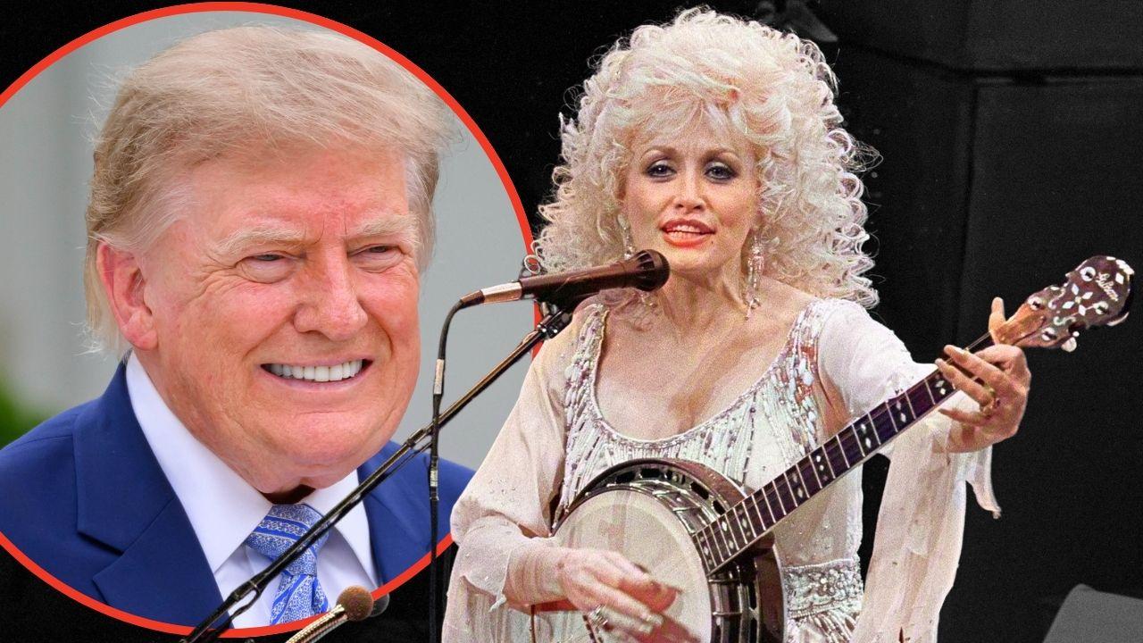 Photo of Donald Trump and Dolly Parton