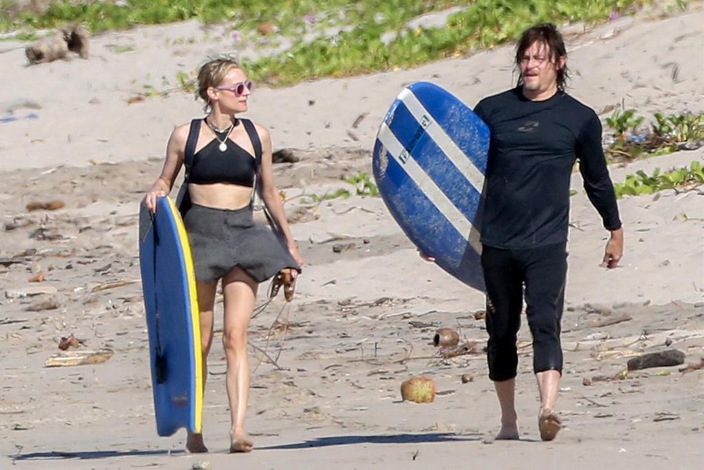 Diane Kruger Norman Reedus Surf Costa Rica