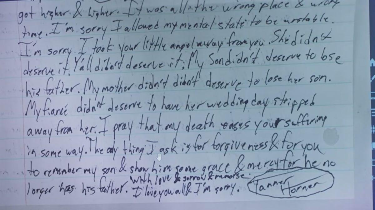 Photo of Tanner Horner Letter