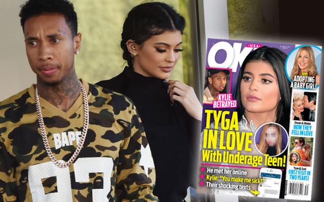 Tyga Texts 14 Year Old Behind Kylies Back — Reality Star Left Heartbroken