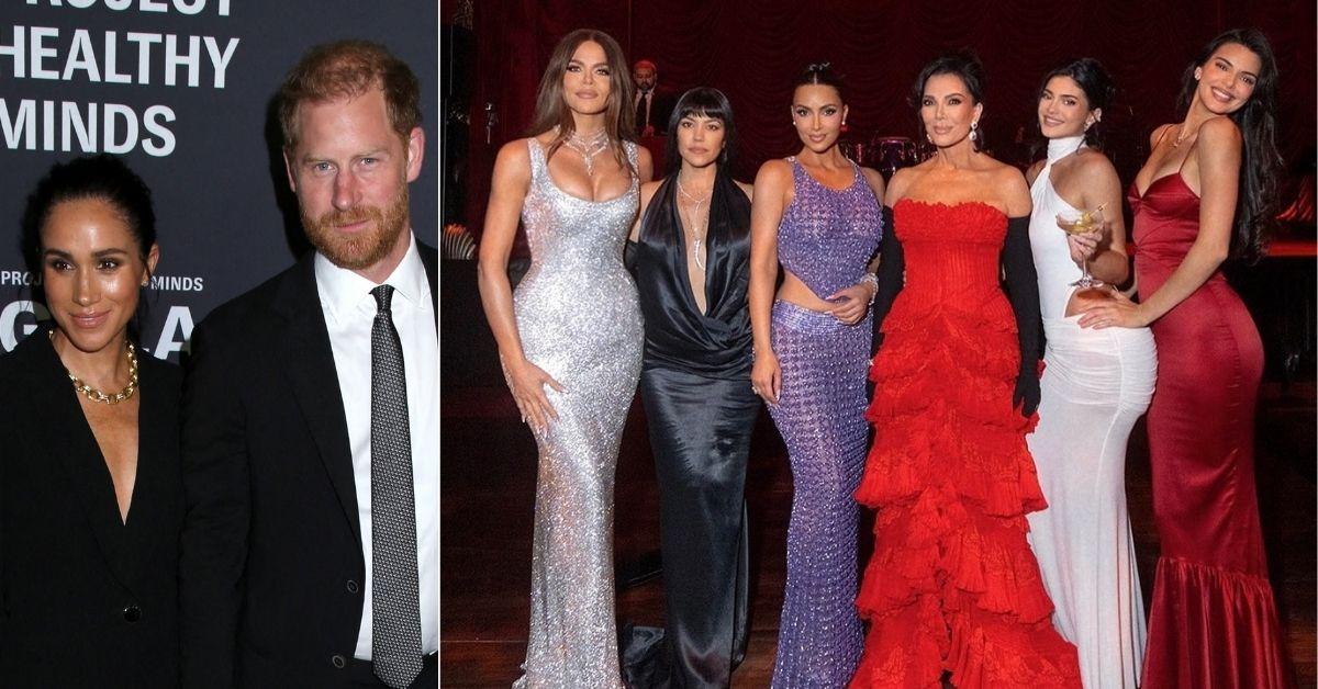 picture of Meghan Markle, Prince Harry and the Kardashians