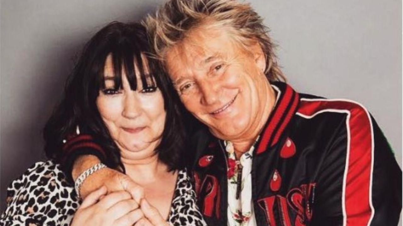 Photo of Rod Stewart and Sarah Streeter