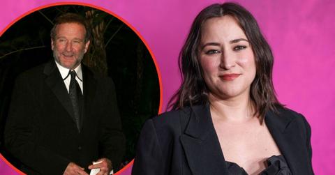 Split photos of Zelda and Robin Williams
