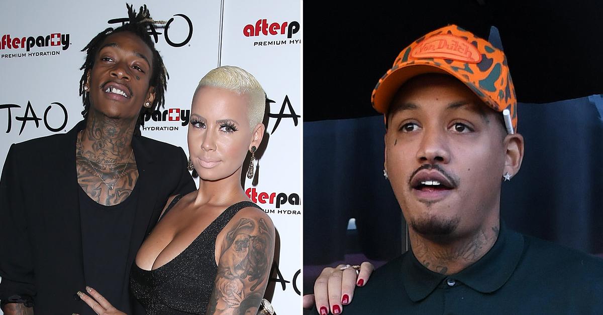 amber rose with wiz khalifa concert breakup alexander ae edwards cheated