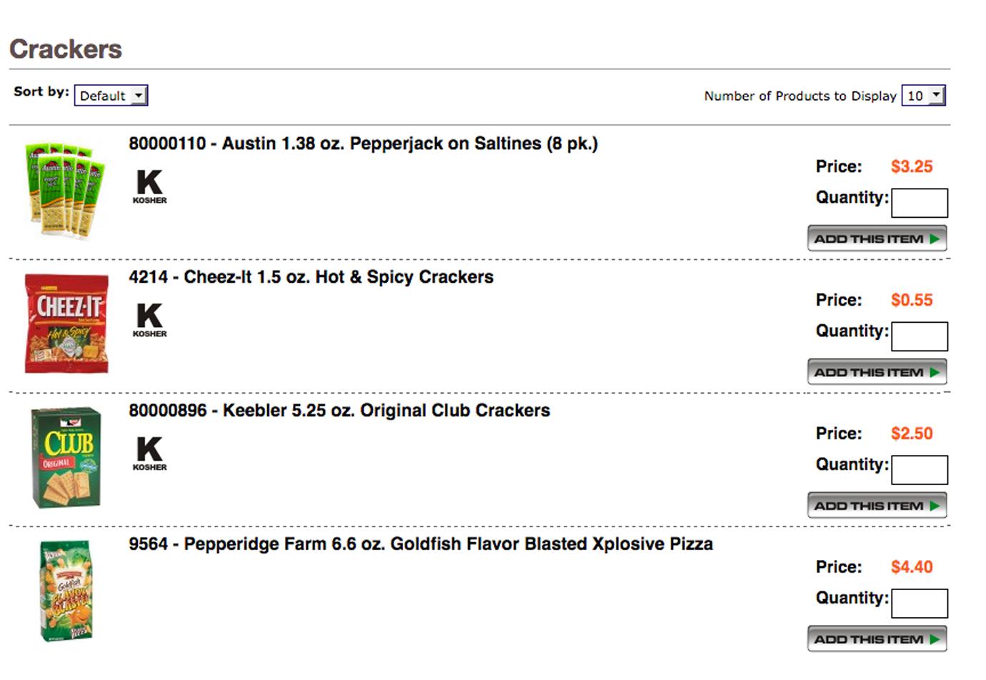 Bill Cosby Prison Snacks Commissary