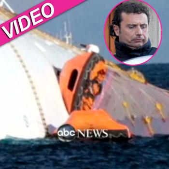 //francesco schettino tripped life boat