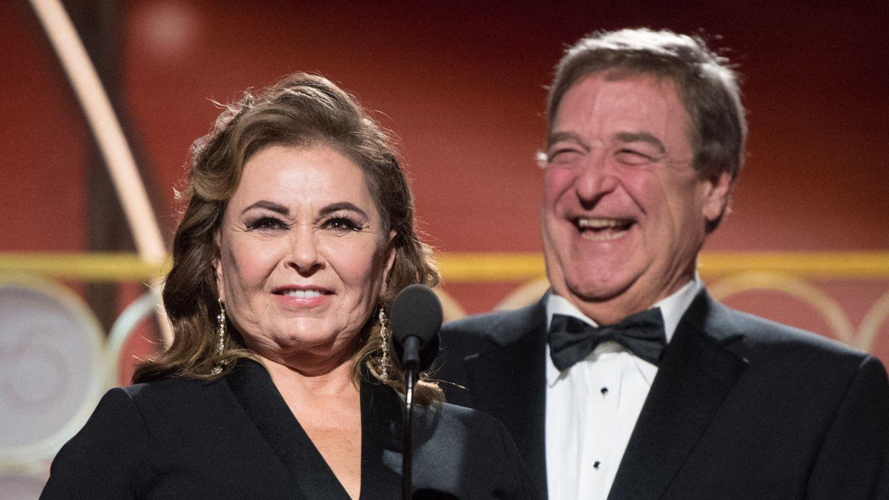picture of Roseanne Barr and John Goodman