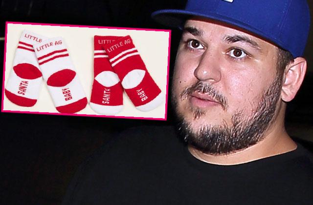 Rob Kardashian Daughter Dream Making Money Socks Christmas Video