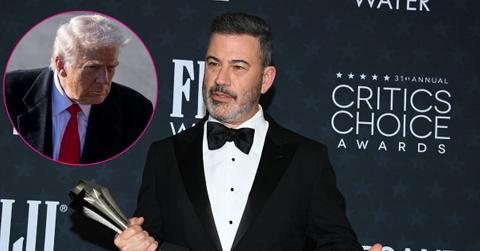 Composite photo of Donald Trump and Jimmy Kimmel