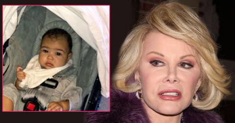 Joan Rivers North West Kim Kardashian baby