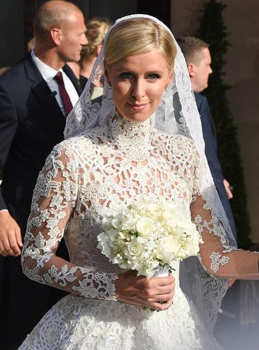 Here Comes The Bride! Nicky Hilton Debuts Her Wedding Dress For The