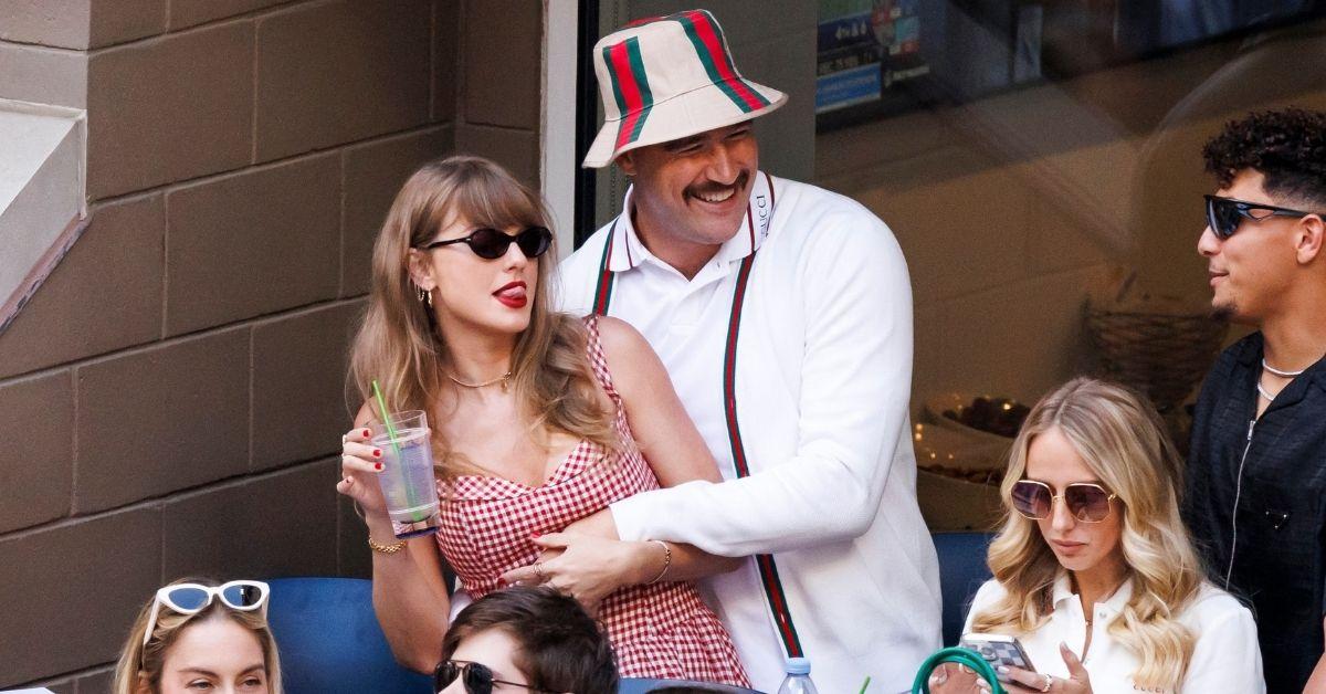 picture of Travis Kelce and Taylor Swift