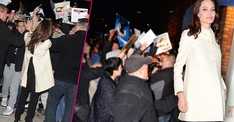 //angelina jolie fans late night pp