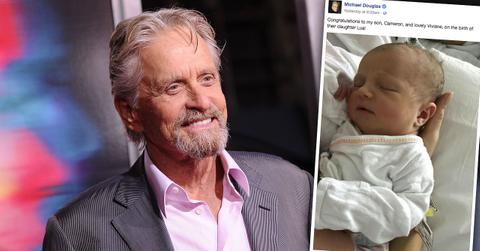 //Michael Douglas Granddaughter First Photo pp