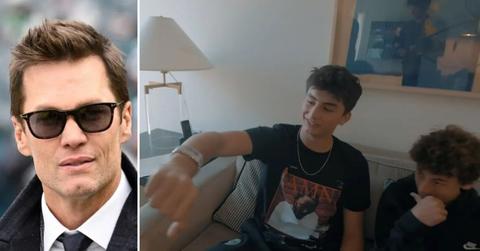 Photo of Tom Brady and son Benjamin