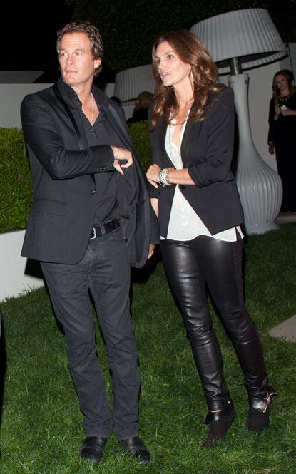 //cindy crawford rande gerber bryan lourd pre oscar party