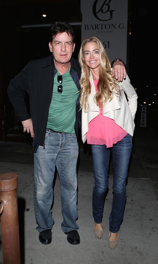 Charlie Sheen & Denise Richards Out In LA