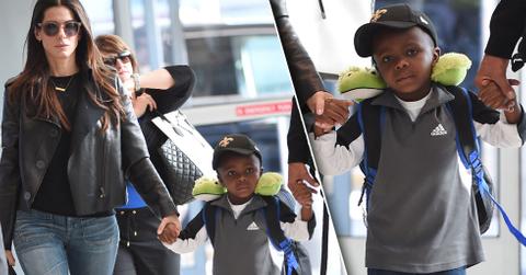 Sandra Bullock Son Louis Photos