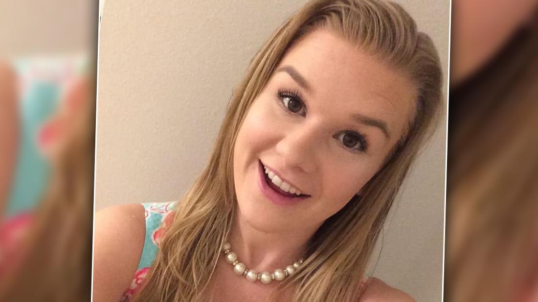 Photo of Mackezie Lueck Smiling Wearing Floral Top and Beaded Necklace