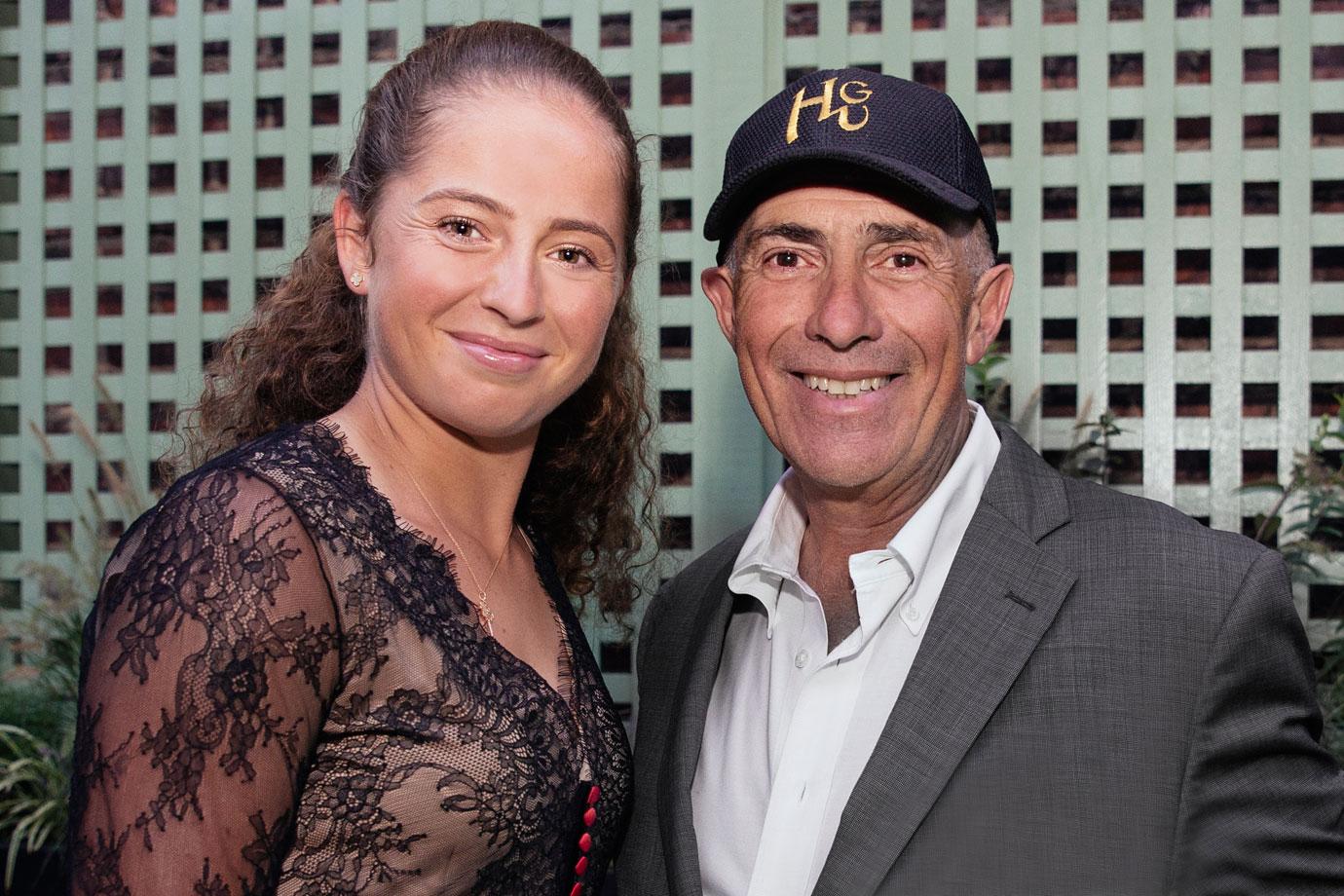 //Jelena Ostapenko Michael Namer at HGU New York Hotel Rooftop_Photo Credit Ambika Singh