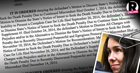 jodi arias dismissal denied