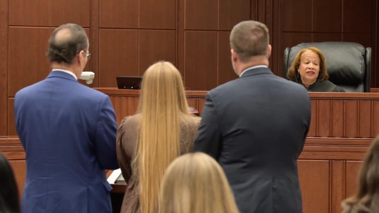 Photo of Laken Snelling in court