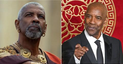 Composite photos of Denzel Washington