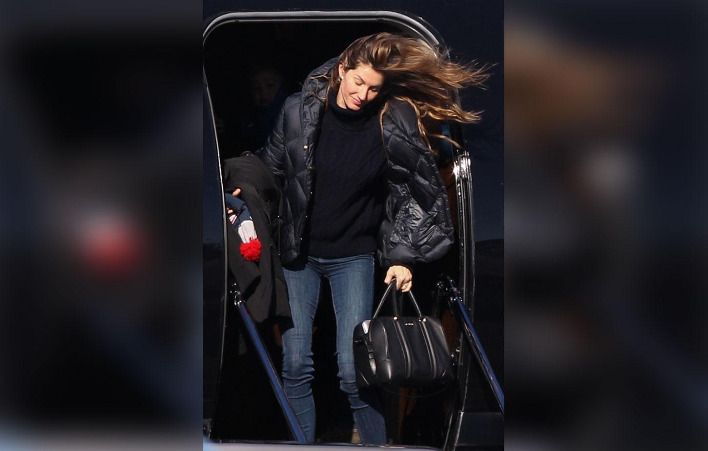 Tom Brady Gisele Private Jet Super Bowl Loss