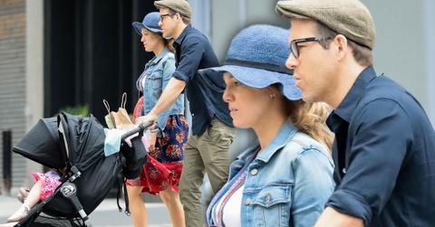 Pregnant Blake Lively Shows Baby Bump On Walk With Ryan Reynolds