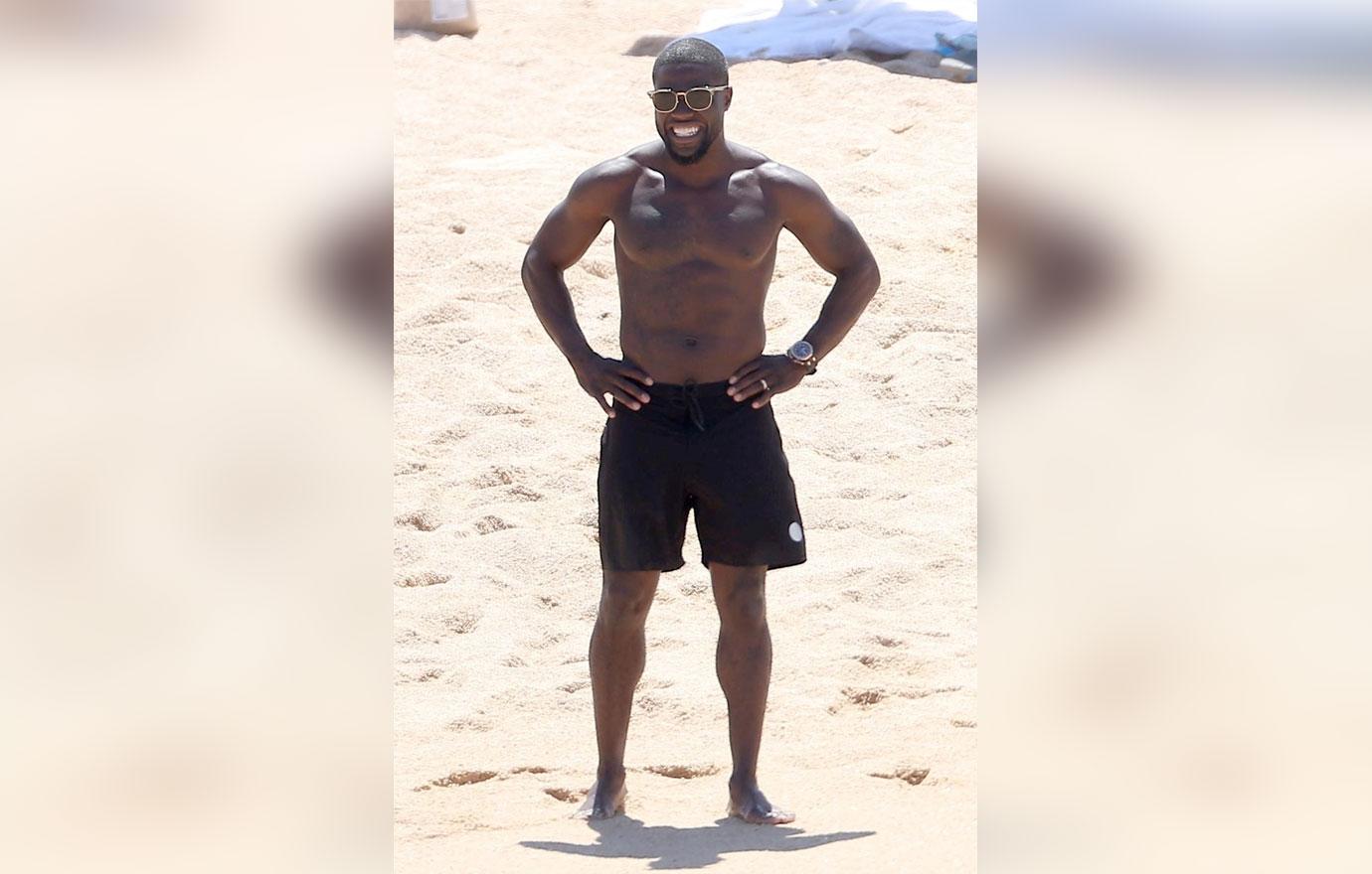 Kevin Hart Pregnant Wife Eniko Parrish Visit Beach After Cheating Pics