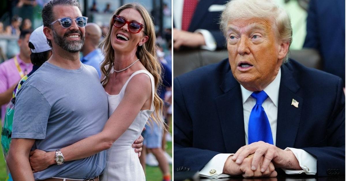 Donald Trump Jr. 'Secretly Married' Bettina Anderson in Florida as Prez Bails on Attending Son's Bahamas Wedding Celebration
