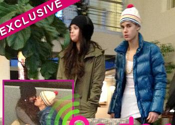 //selena gomez justin bieber salt lake city airport post