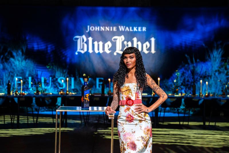 sophia roe celebrates the launch of johnnie walker blue label elusive umami in new york city photo credit plural photography