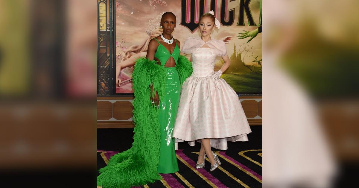 skeletal ariana grande accused of having disturbing starvation contest with wicked co star cynthia erivo it looks like a skinny off