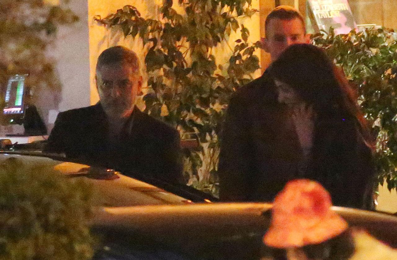 Amal George Clooney Dinner Hotel Marriage Troubles