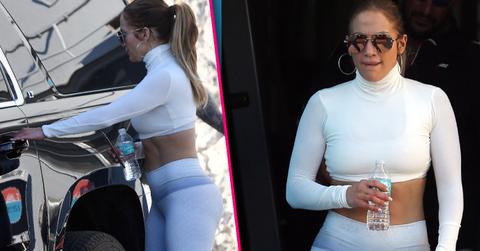 Jennifer Lopez Flaunts Curves Workout In Miami