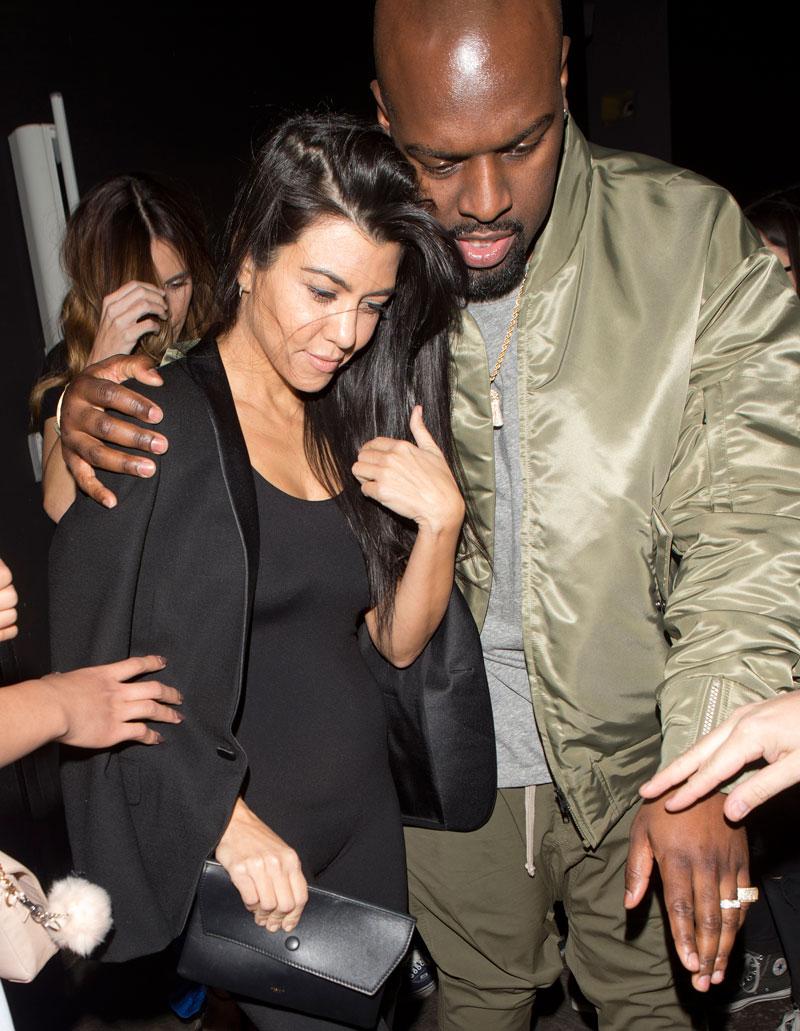 Kourtney Kardashians Partying