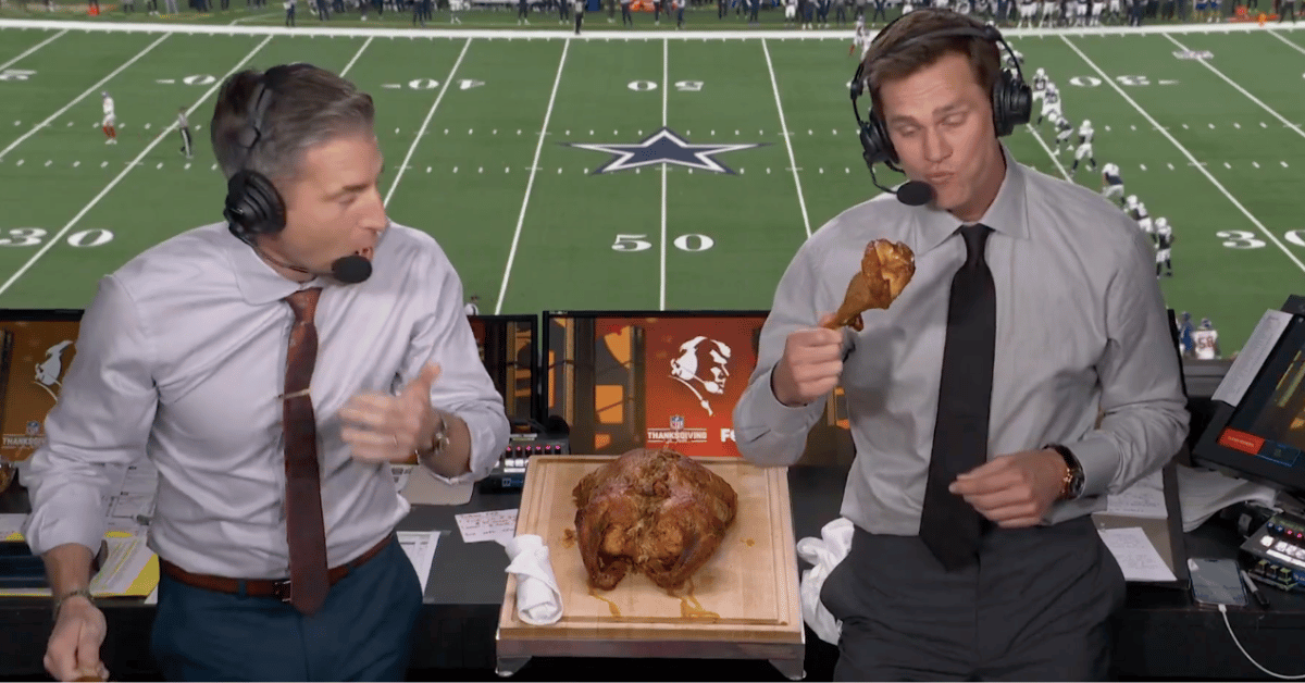 tom brady thanksgiving day on air gaffe