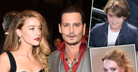 amber heard johnny depp divorce kids lily rose jack