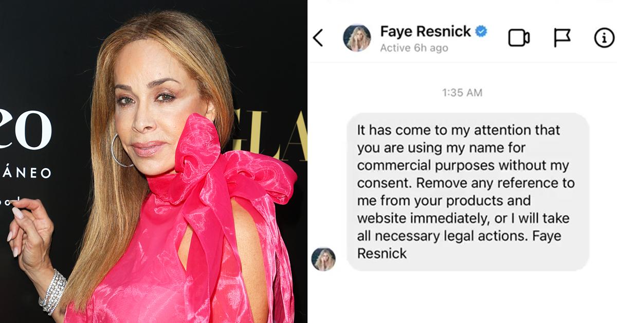 Faye Resnick Rhobh Threatens Legal Action Bravo Blogger Morally Corrupt Merchandise Rf 1617897299616 