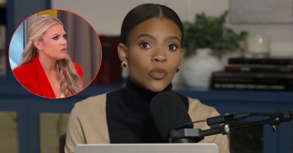 Composite photo of Erika Kirk and Candace Owens