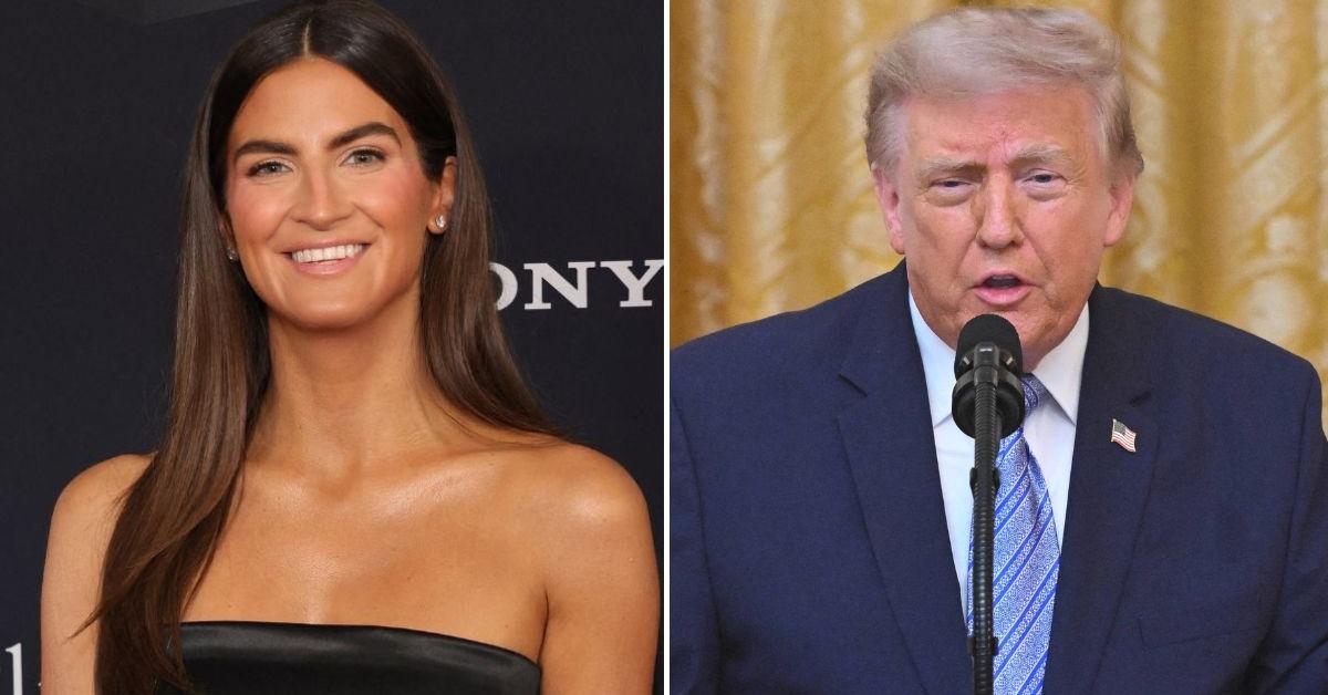 Donald Trump Tells CNN's Kaitlan Collins to 'Smile' Before Comparing Her to Trans Influencer Dylan Mulvaney During Bizarre White House Speech