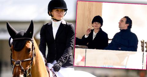 Mary-Kate Olsen And Husband Attend Horseback Riding Event